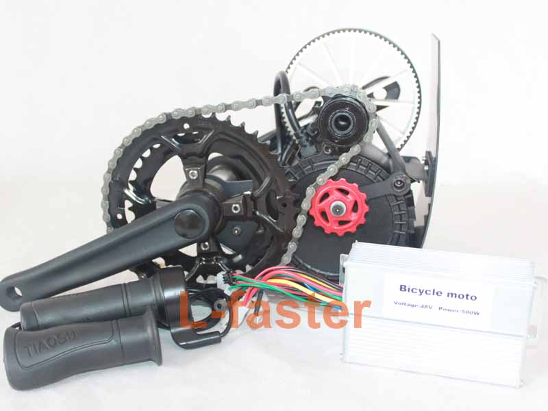 Mid drive online freewheel crank