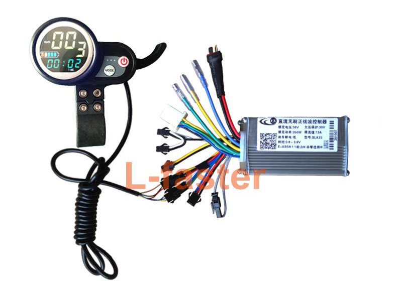 brushless motor controller with thumb throttle & LCD display