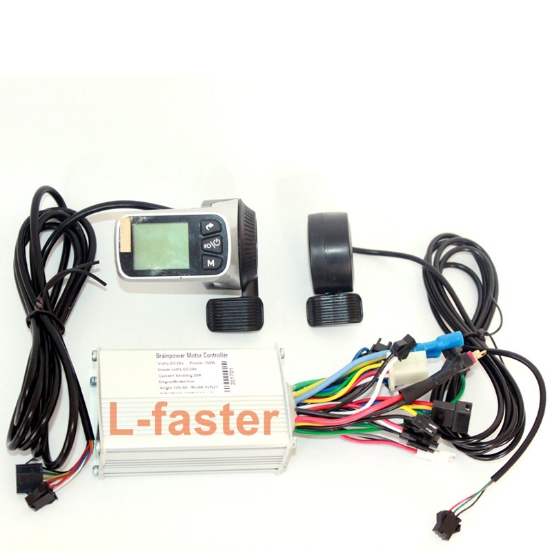 250W 350W Wuxing thumb throttle with LCD display controller kit