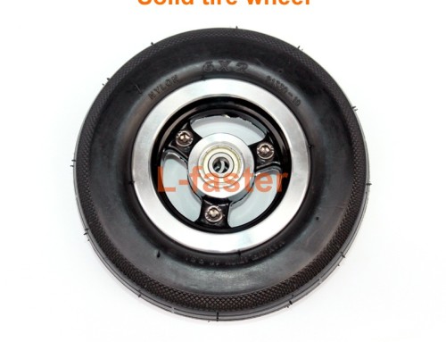 6 Inch Aluminium Alloy Wheel With 6 x 2 Solid Tire