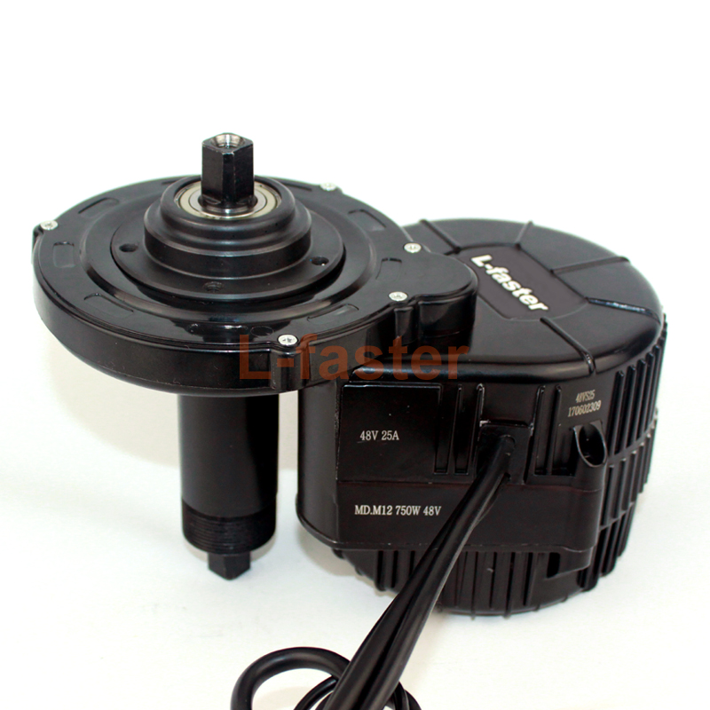 750W E Bike Mid Drive Motor Kit Integrated L faster
