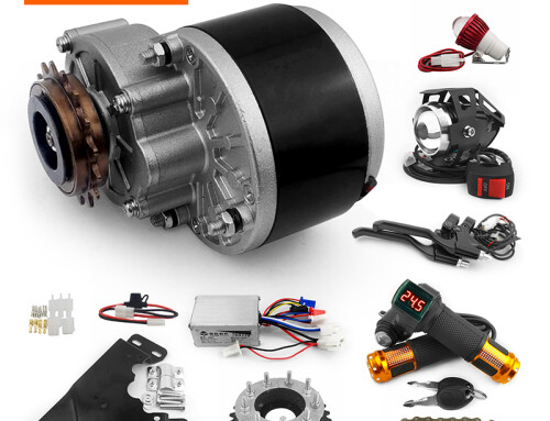 Electric Bike Left-Drive Motor Kit (For V-Brake)