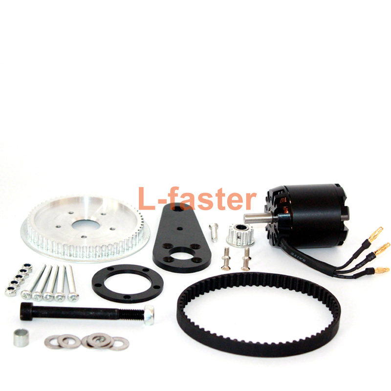 Oxelo Town 7XL scooter electric motor kit for PU wheel -1