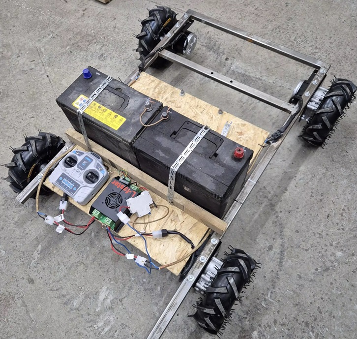 4WD shaft drive cart
