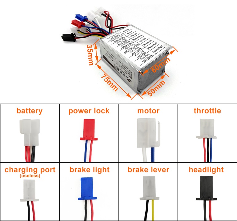 250W brushed motor controller