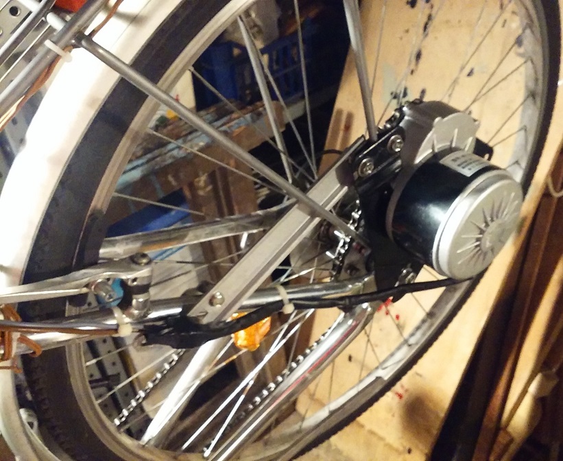 250W side drive motor bicycle