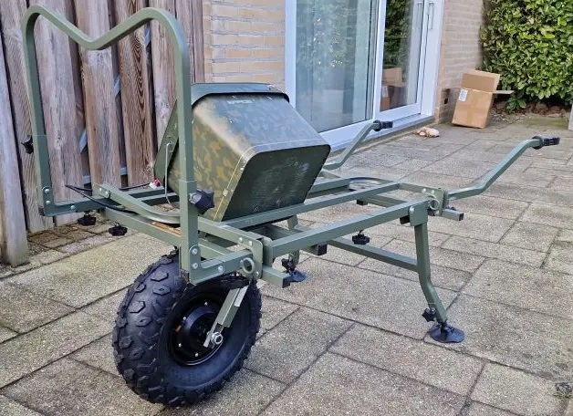 14.5 inch electric wheelbarrow conversion kit mounted