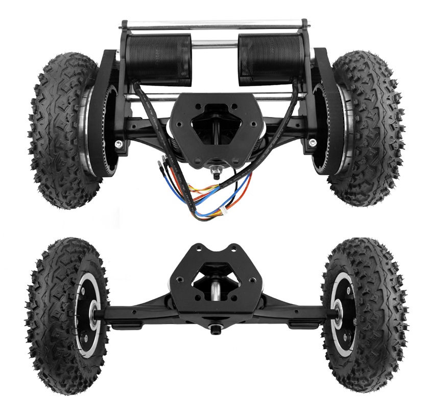 skateboard conversion kit 2WD 8 inch wheel