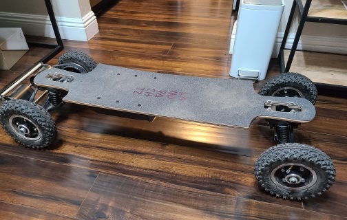 skateboard conversion kit 2WD 8 inch wheel mounted